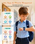 Kids Smart Watch with No Phone Needed, IP68 Waterproof, for Child Ages 5-12 - Image 2