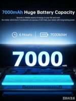 18.5 Inch Gaming Laptop with 7000 mAh Battery,AMD Ryzen 7430U UP to 4.3GHZ - Image 5