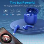 Wireless Earbuds, Bluetooth 5.4 Earbuds Stereo Bass, Bluetooth Headphones - Image 7