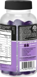 Airborne Elderberry + Zinc & Vitamin C Gummies For Adults, Immune Support Vitamin D & Zinc Gummies With Powerful Antioxidant Vitamins C D & E - 50 Gummies, Elderberry Flavor - Image 12