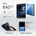 NUU B40 5G Cell Phone Unlocked, T-Mobile,8GB+256GB, Midnight Grey - Image 8