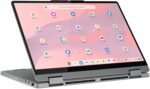Lenovo Chromebook 2-in-1 - Lightweight Laptop - Google Gemini - Intel® N150 CPU - 14" WUXGA IPS Touchscreen Display - 4GB RAM - 128GB UFS Storage - Integrated Intel® Graphics - Luna Grey - Image 15