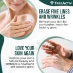 TreeActiv Crepey Skin Repair Cream, 8 oz Firming Body & Neck Cream with Hyaluronic Acid, Glycolic Acid & Shea Butter, Helps Crepey Skin Look Smoother, 500+ Uses - Image 4