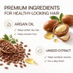 Moroccan Argan Hair Care Oil Serum for Dry Frizzy Curly Split End-3.4Oz - Image 5
