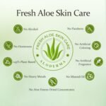 Aloderma Aloe Vera Gel Made within 12 Hours of Harvest with 96% Pure Organic Aloe Vera for Skin, Scalp, & Hair, Soothing Aloe Face Moisturizer, Multipurpose, Hydrating Aloe Gel, 7.05oz - Image 7