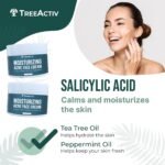 TreeActiv Acne Cream Original Formula, 2 fl oz, 2% Salicylic Acid Face Moisturizer for Oily & Acne-Prone Skin, Lightweight Hydrating Facial Cream - Image 6