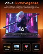 KAIGERR Gaming Laptop, Laptop with AMD Ryzen 7430U(Up to 4.3GHz), 16GB DDR4 512GB SSD Laptop Computer, 1920P FHD Display, WiFi 6, USB3.2, Type_C, Webcam Cover Slide - Image 4