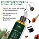 AVD ORGANICS Batana Oil for Hair Growth 4.05 fl oz | Dr Sebi Organic Raw Batana Oil from Honduras | 100% Pure & Natural for thicker & stronger Hair | Ideal for Men & Women | 120ML - Image 7