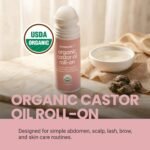 Organic Castor Oil Roll On - Extra Virgin, Unrefined & Hexane-free (3oz) - Image 9