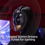 HyperX Cloud Flight 2 – Wireless Gaming Headset, Customizable RGB Lighting with Removable Earcup Plates, up to 100 Hours of Battery Life, 2.4GHz & Bluetooth, Multi-Platform Compatibility - Black - Image 6