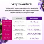 EQQUALBERRY Bakuchiol Plumping Serum | 0.5% Bakuchiol Retinol Alternative | Pore Minimizer for Sensitive Skin | Niacinamide & Peptide Wrinkle Care | Korean Skincare (1.01oz / 30ml) - Image 4