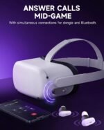 AOC Wireless Gaming Earbuds for PS5 PC Switch, 2.4GHz USB-C Dongle ACT3512 - Image 6