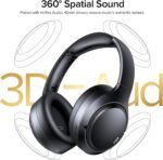 Hybrid Active Noise Cancelling Bluetooth 6.0 Headphones 120H Long Playtime, 6 ENC Mic, Over Ear Headphones Wireless, Hi-Res Audio, Memory Foam Earcup, Transparency Mode ANC Headphone for Travel Office - Image 3