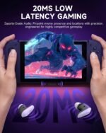 AOC Wireless Gaming Earbuds for PS5 PC Switch, 2.4GHz USB-C Dongle ACT3512 - Image 5