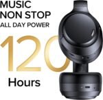 Hybrid Active Noise Cancelling Bluetooth 6.0 Headphones 120H Long Playtime, 6 ENC Mic, Over Ear Headphones Wireless, Hi-Res Audio, Memory Foam Earcup, Transparency Mode ANC Headphone for Travel Office - Image 4