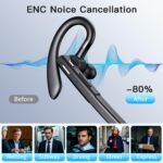 Bluetooth Headset for Trucker Single Ear Comfort Wireless Earbuds for Work - Image 7
