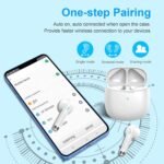 Wireless Earbuds, Bluetooth 5.4 Headphones in Ear with 4 Noise Cancelling Mic, Earbuds Stereo Bass, IP7 Waterproof Sports Wireless Earphones, 36H Playtime USB C Charging Buds White for Android iOS - Image 5