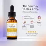 Vitality Extracts Hair Envy - Natural Hair Growth Serum - 100% Pure Essential Oils, 15 Plant Extracts, No Synthetics, No Parabens - Strengthen Hair, Minimize Breakage, Stimulate Follicles - Image 3