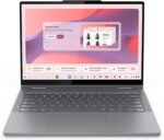 Lenovo Chromebook 2-in-1 - Lightweight Laptop - Google Gemini - Intel® N150 CPU - 14" WUXGA IPS Touchscreen Display - 4GB RAM - 128GB UFS Storage - Integrated Intel® Graphics - Luna Grey