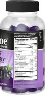 Airborne Elderberry + Zinc & Vitamin C Gummies For Adults, Immune Support Vitamin D & Zinc Gummies With Powerful Antioxidant Vitamins C D & E - 50 Gummies, Elderberry Flavor - Image 16