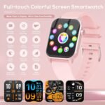 Smart Watch for Women, 120 Sports Modes Smartwatch with 1.83" HD, Alexa Built-in, Heart Rate/Sleep Monitor, IP67 Waterproof, Bluetooth Call & Music Control Fitness Watch for iPhone/Android (Pink) - Image 2