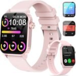 Smart Watch for Women, 120 Sports Modes Smartwatch with 1.83" HD, Alexa Built-in, Heart Rate/Sleep Monitor, IP67 Waterproof, Bluetooth Call & Music Control Fitness Watch for iPhone/Android (Pink)