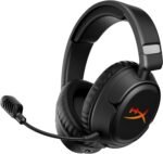 HyperX Cloud Flight 2 – Wireless Gaming Headset, Customizable RGB Lighting with Removable Earcup Plates, up to 100 Hours of Battery Life, 2.4GHz & Bluetooth, Multi-Platform Compatibility - Black
