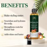 AVD ORGANICS Batana Oil for Hair Growth 4.05 fl oz | Dr Sebi Organic Raw Batana Oil from Honduras | 100% Pure & Natural for thicker & stronger Hair | Ideal for Men & Women | 120ML - Image 5