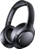 Hybrid Active Noise Cancelling Bluetooth 6.0 Headphones 120H Long Playtime, 6 ENC Mic, Over Ear Headphones Wireless, Hi-Res Audio, Memory Foam Earcup, Transparency Mode ANC Headphone for Travel Office
