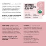 Organic Castor Oil Roll On - Extra Virgin, Unrefined & Hexane-free (3oz) - Image 3