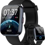 Smart Watch for Men Women, 1.85" Smart Watches Compatible iPhone/Samsung/Android (Answer/Make), Fitness Tracker with Heart Rate/Sleep/SpO2 Monitor, Smartwatch 3ATM Waterproof 120+ Sport Modes, Alexa