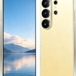 4G Unlocked Smartphone, 6.6" HD Punch Screen, 4GB+32GB (256GB Expandable), Long‑Lasting Battery 2A Fast Charge, 13MP+21MP Camera, Android 12, Face Unlock, OTG, 3‑Card Dual SIM (Golden)