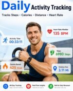 MorePro Fitness Tracker Watch with 24/7 Heart Rate/Blood Pressure Monitor - Image 4