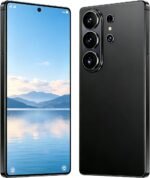 4G Unlocked Smartphone, 6.6" HD Punch Screen, 4GB+32GB (256GB Expandable), Long‑Lasting Battery 2A Fast Charge, 13MP+21MP Camera, Android 12, Face Unlock, OTG, 3‑Card Dual SIM (Black)