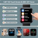 Smart Watch for Men Women, 1.85" Smart Watches Compatible iPhone/Samsung/Android (Answer/Make), Fitness Tracker with Heart Rate/Sleep/SpO2 Monitor, Smartwatch 3ATM Waterproof 120+ Sport Modes, Alexa - Image 8