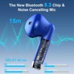 Wireless Earbuds, Bluetooth 5.4 Earbuds Stereo Bass, Bluetooth Headphones - Image 2