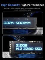 18.5 Inch Gaming Laptop with 7000 mAh Battery,AMD Ryzen 7430U UP to 4.3GHZ - Image 6