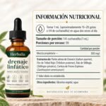 Drenaje Linfático, Fórmula Herbal 4 en 1 con Galio, Trébol Rojo, Stillingia y Fresno Espinoso, Apoyo al Sistema Linfático, Equilibrio de Líquidos, Depuración Natural, Fórmula Vegana, 2 Fl Oz - Image 7