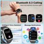 Smart Watch for Men Built-in GPS,50+ Day Battery Life, Answer/Make Calls - Image 3