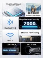 18.5 Inch Gaming Laptop with 7000 mAh Battery,AMD Ryzen 7430U UP to 4.3GHZ - Image 2