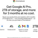 Lenovo Chromebook 2-in-1 - Lightweight Laptop - Google Gemini - Intel® N150 CPU - 14" WUXGA IPS Touchscreen Display - 4GB RAM - 128GB UFS Storage - Integrated Intel® Graphics - Luna Grey - Image 9