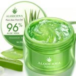 Aloderma Aloe Vera Gel Made within 12 Hours of Harvest with 96% Pure Organic Aloe Vera for Skin, Scalp, & Hair, Soothing Aloe Face Moisturizer, Multipurpose, Hydrating Aloe Gel, 7.05oz - Image 2