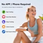 Fitness Tracker Watch with Heart Rate, No App No Phone Required, Pedometer - Image 2