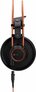 AKG Pro Audio K712 PRO, Wired, Over-Ear, Open Back, Reference Studio Headphones, Flat Wire Voice Coil, Black - Image 6