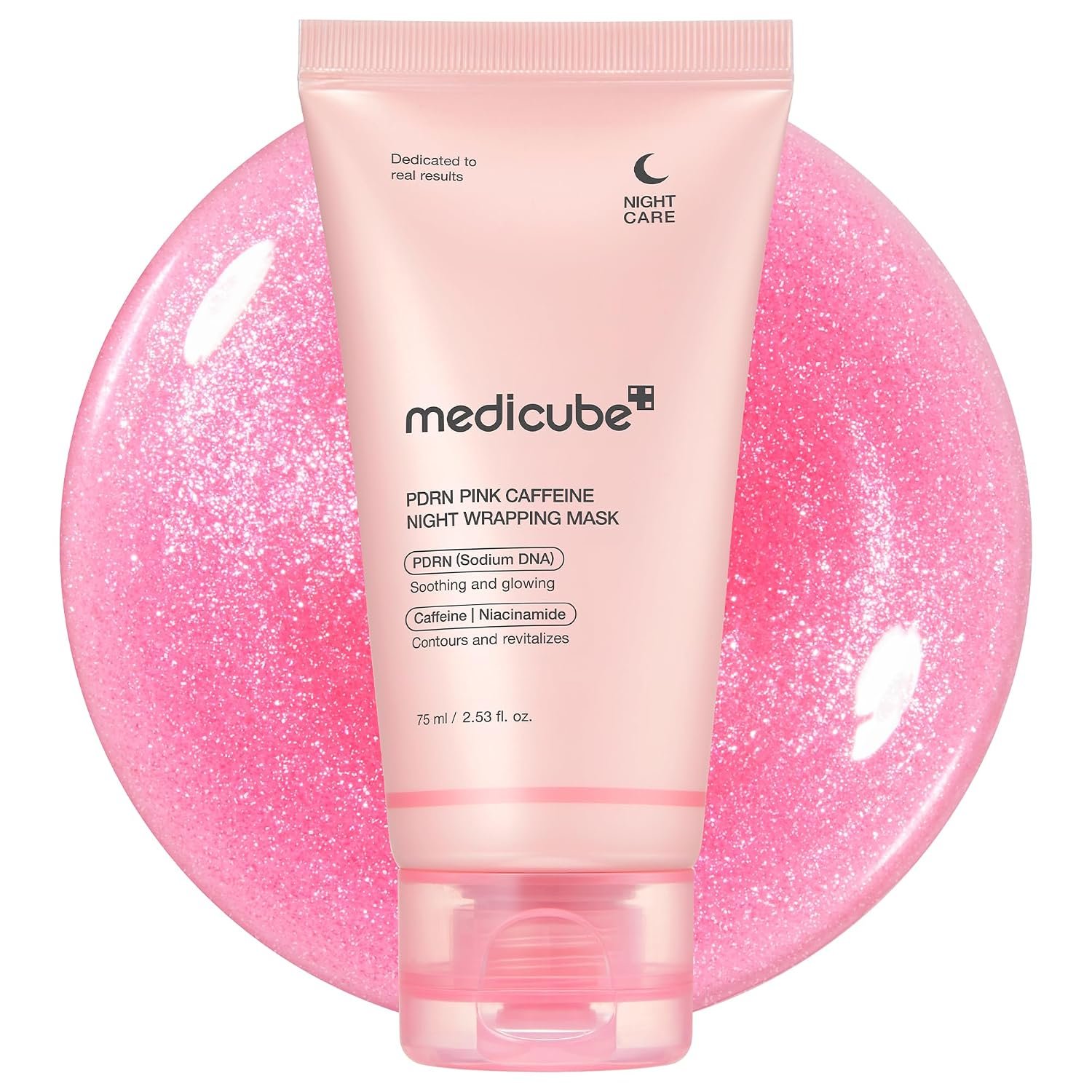 81IunZS-NWL._SL1500_.jpg medicube Wrapping Mask PDRN Caffeine - Overnight Peel Off Facial Mask - Image 1