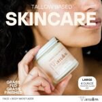 Amallow 100% Grass Fed Beef Tallow for Skin Care - Face + Body - Whipped Moisturizer for Sensitive Skin - Natural Lotion, 4 FL. oz. (Unscented) - Image 2