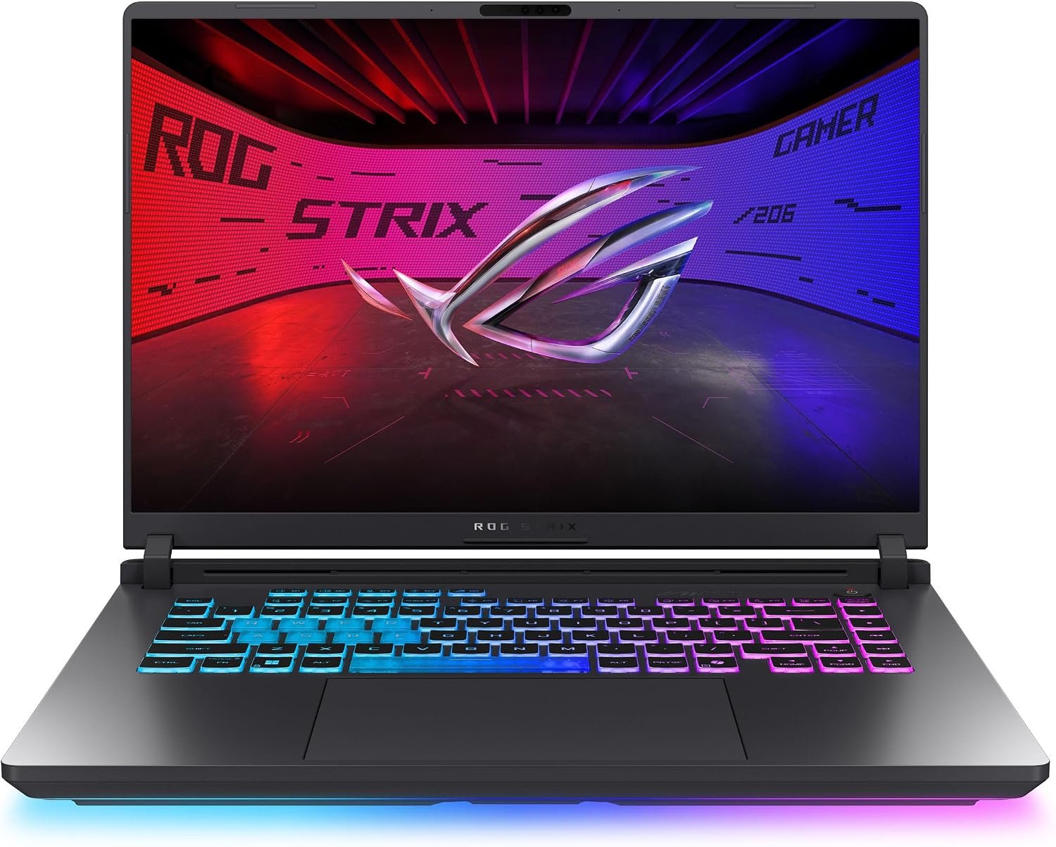 81MIFhN13L._AC_SL1500_.jpg ASUS ROG Strix G16 Gaming Laptop, 16” 16:10 FHD+ 165Hz/3ms, NVIDIA GeForce RTX 5050 Laptop GPU, Intel Core i5 Processor 14450HX, 16GB DDR5-5600, 512GB PCIe Gen 4 SSD, Wi-Fi 7, Win11 Home, G615JHR-DS53 - Image 1