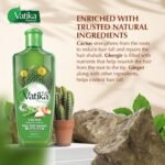 Vatika Naturals Hair Oil - Enriched Formula HaIr Fall Control, 300ml Cactus - Image 3