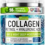 Collagen Cream for Face with Retinol - Anti Aging Face Moisturizer, 1.7 oz