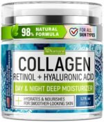Collagen Cream for Face with Retinol - Anti Aging Face Moisturizer, 1.7 oz